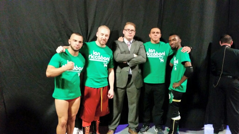 From left: Will Ferrara, Tim Hughes, Ian Riccaboni, LSG, Cheeseburger