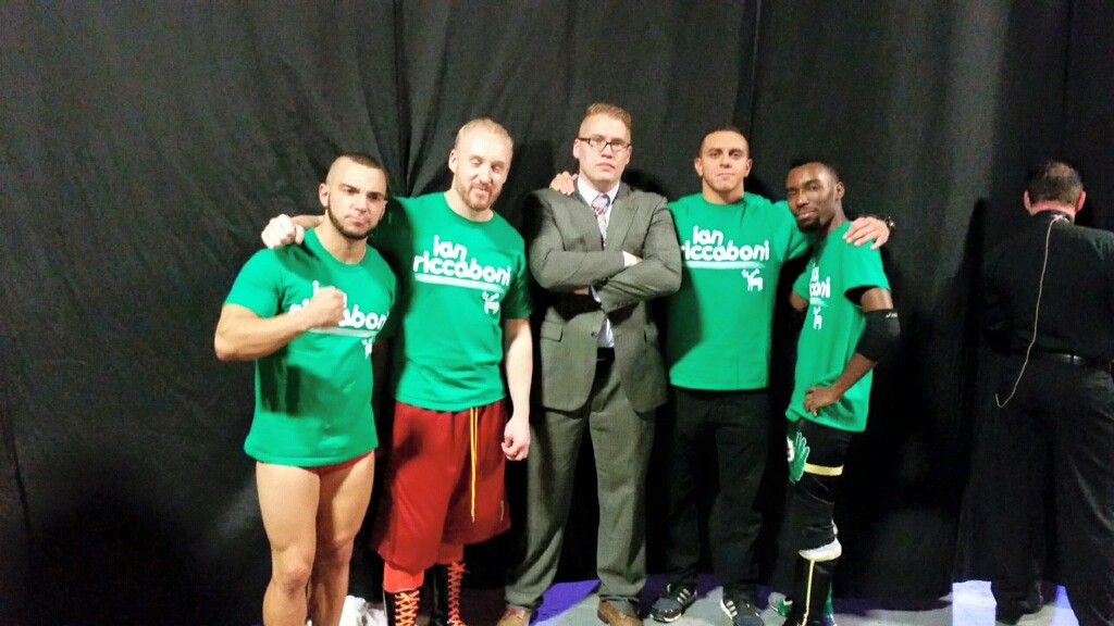 From left: Will Ferrara, Tim Hughes, Ian Riccaboni, LSG, Cheeseburger